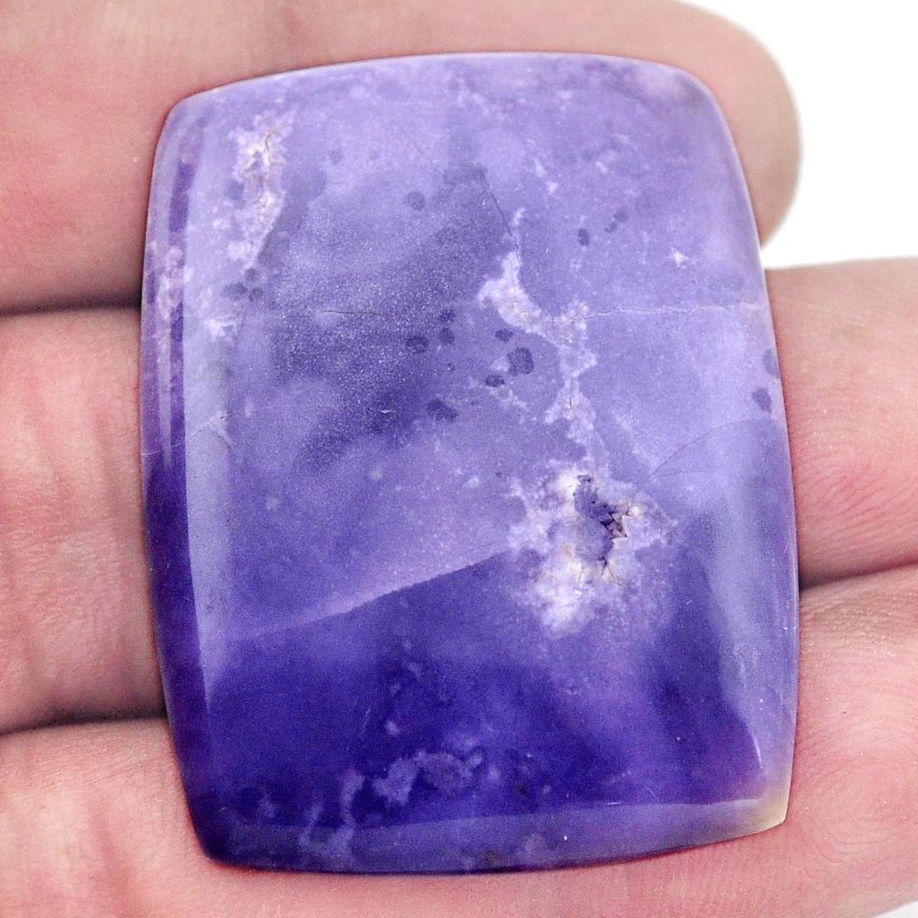 Natural 39.45cts tiffany stone purple cabochon 38x29 mm loose gemstone s8677