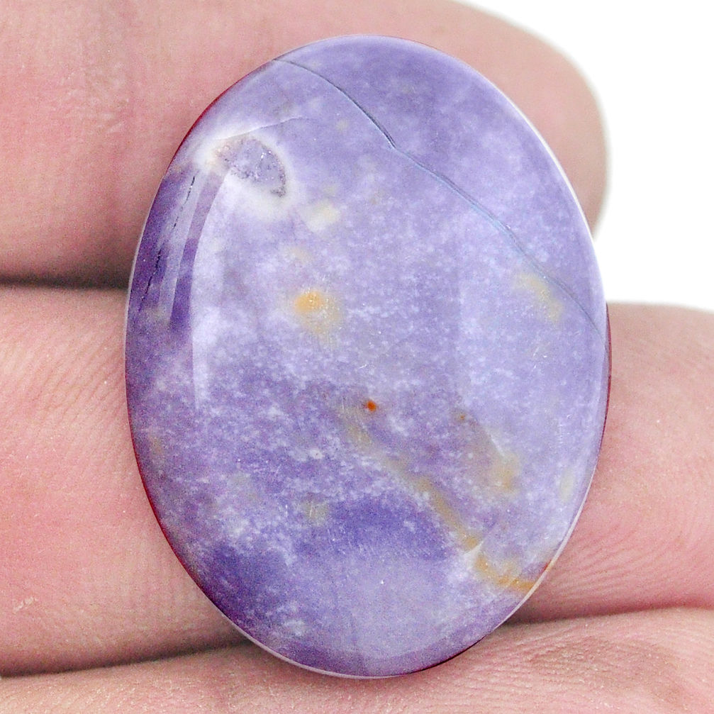 Natural 25.15cts tiffany stone purple 29x21 mm oval loose gemstone s8686