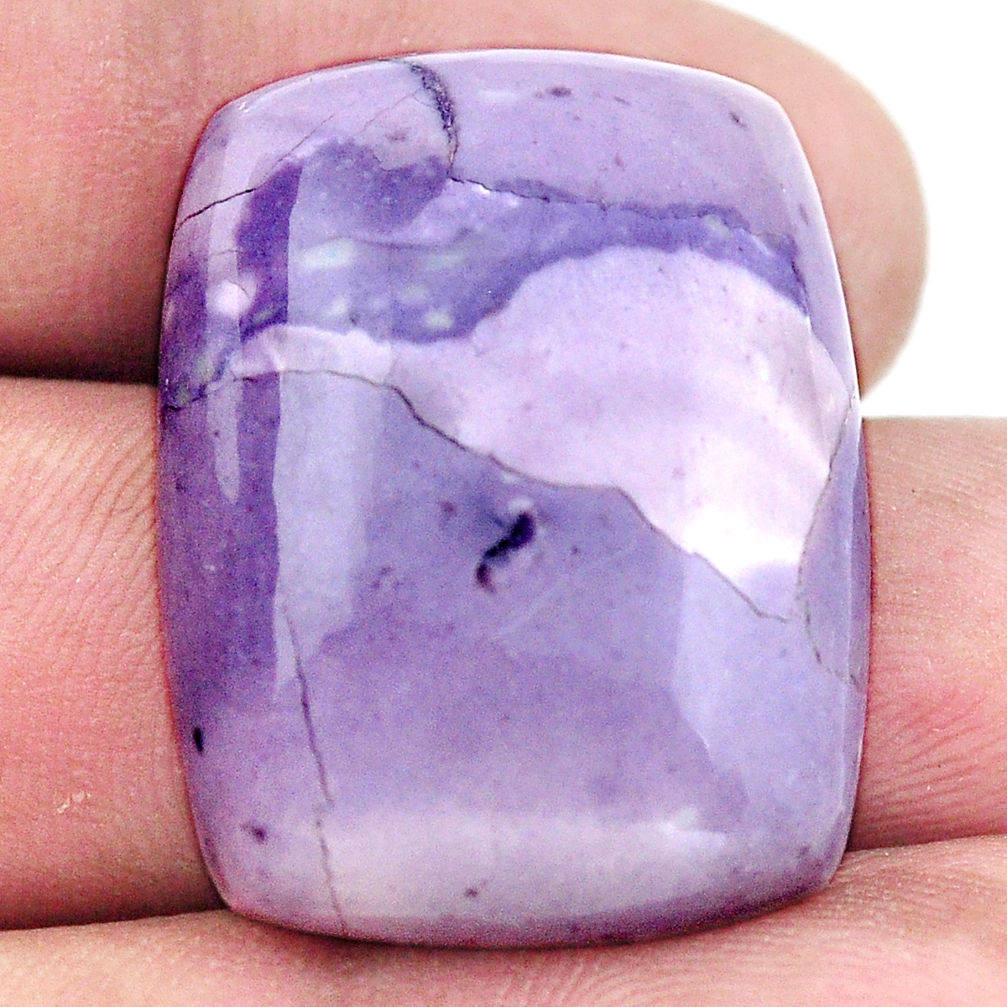 Natural 33.45cts tiffany stone purple 28x21 mm octagan loose gemstone s8700