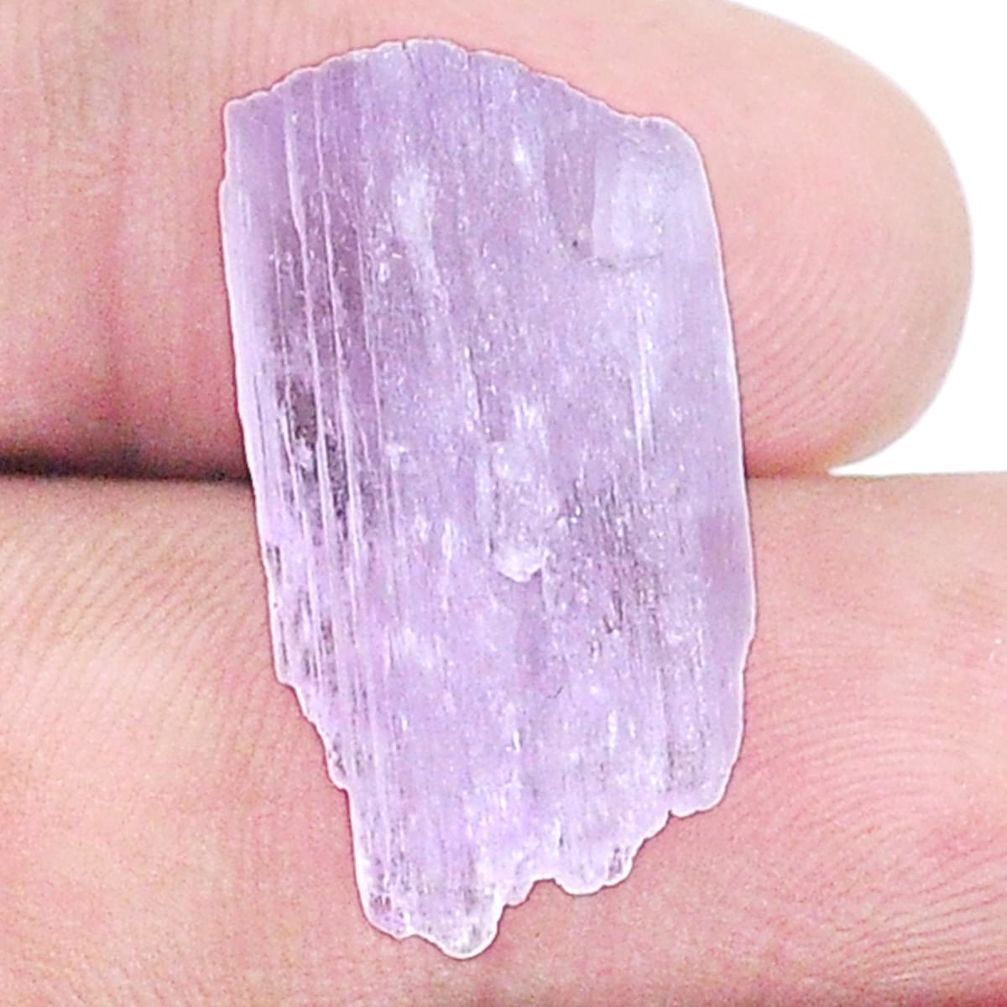 Natural 22.35cts kunzite rough pink rough 24x13 mm fancy loose gemstone s8965