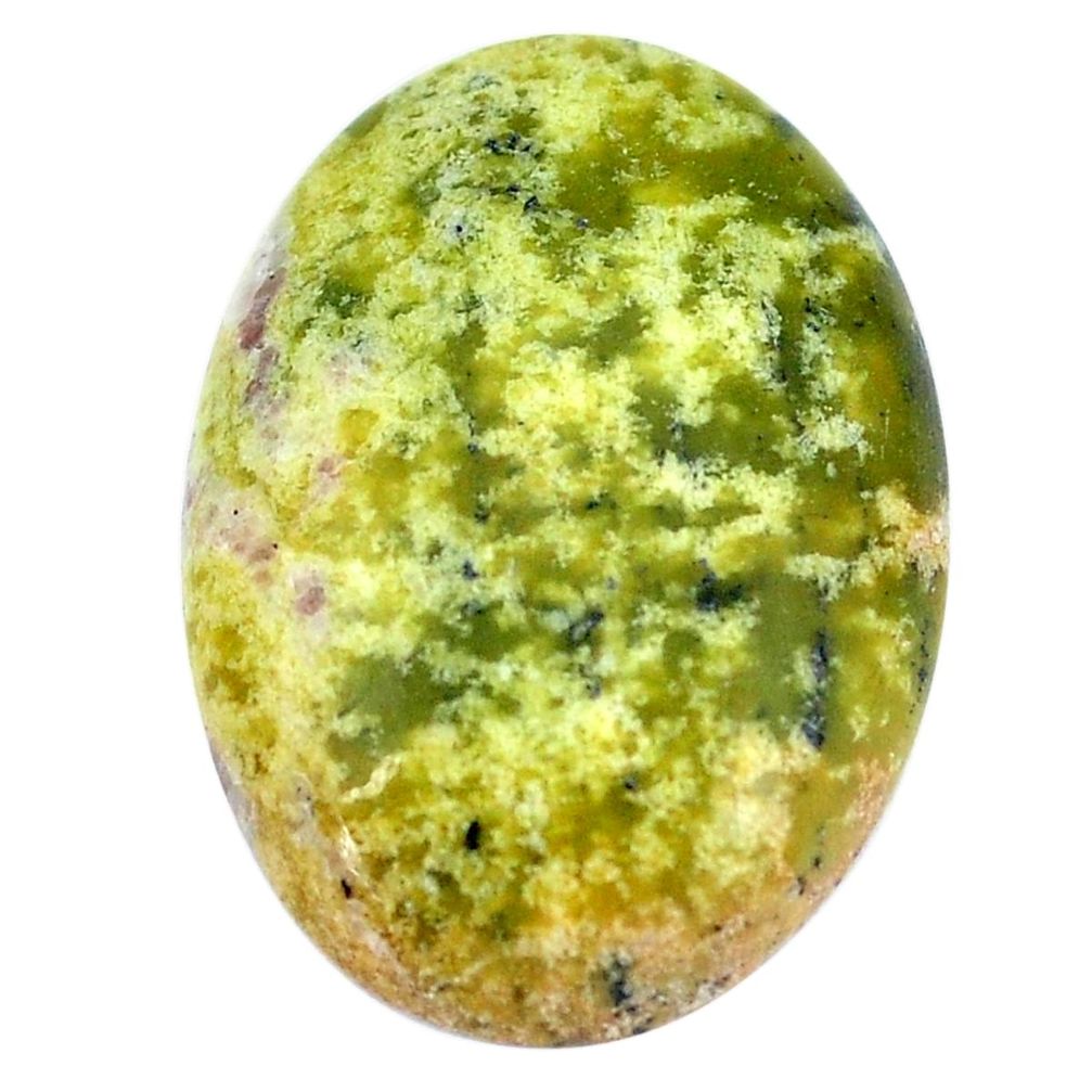 18.35cts lizardite (meditation stone) cabochon 26x18.5 mm loose gemstone s9066