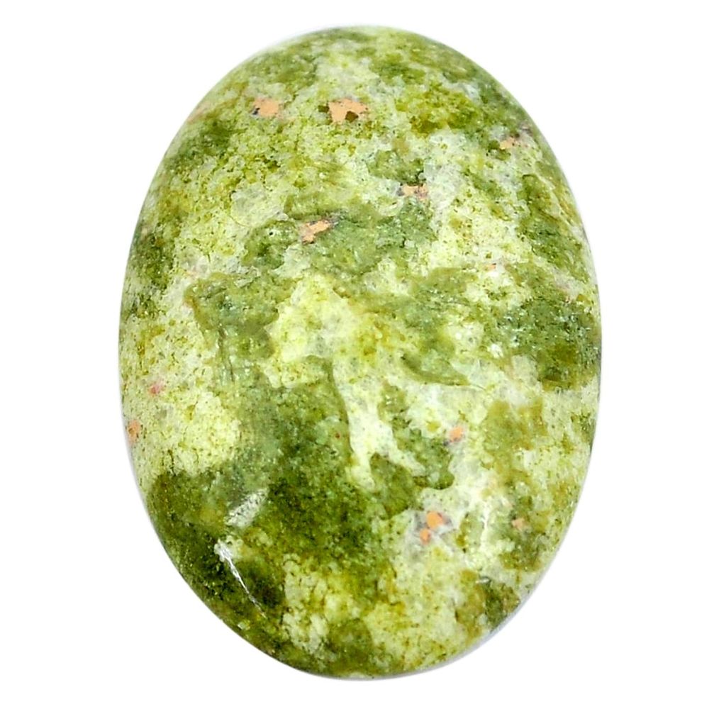 Natural 21.35cts lizardite (meditation stone) 30x20 mm oval loose gemstone s9068