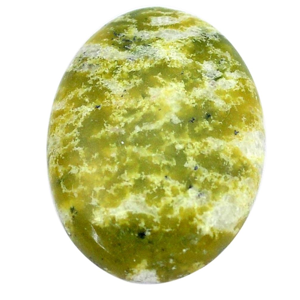 Natural 16.30cts lizardite (meditation stone) 25x18 mm oval loose gemstone s9079