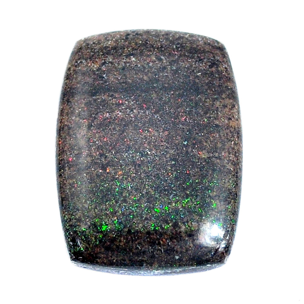 Natural 16.30cts honduran matrix opal black 22x16.5mm loose gemstone s9198