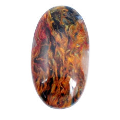 Natural 17.35cts pietersite (african) brown 26x14 mm oval loose gemstone s9239