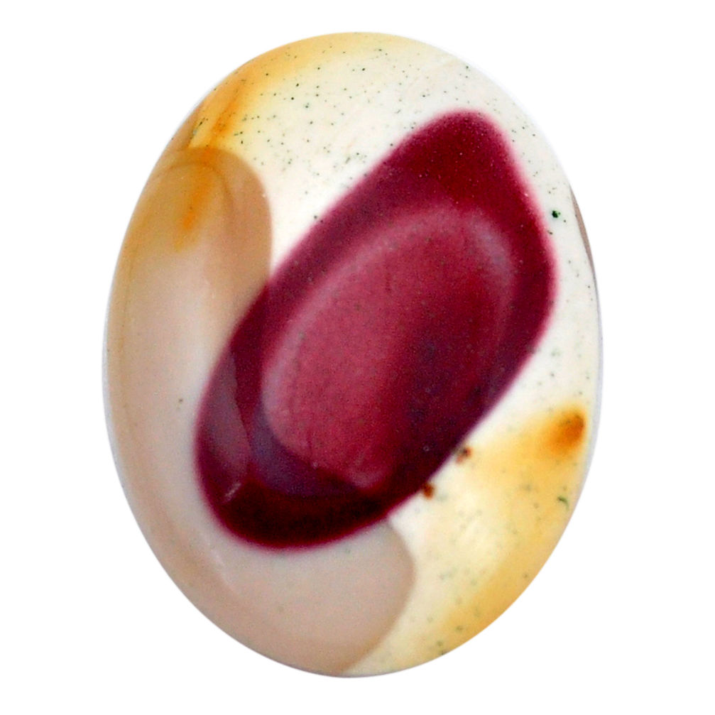 Natural 19.45cts mookaite brown cabochon 26x18.5 mm oval loose gemstone s9288