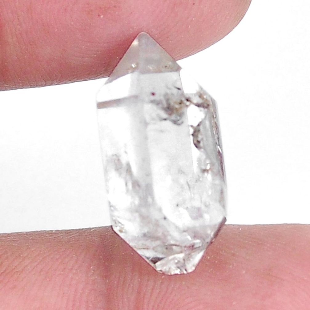 Natural 16.25cts herkimer diamond white rough 20x11mm fancy loose gemstone s9356