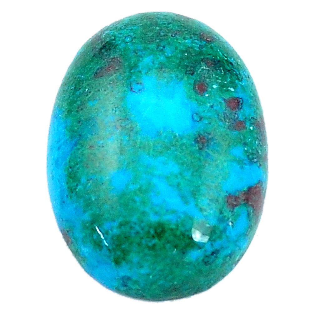 Natural aaa+ grade 27.40cts chrysocolla 25x18 mm oval loose gemstone s9427