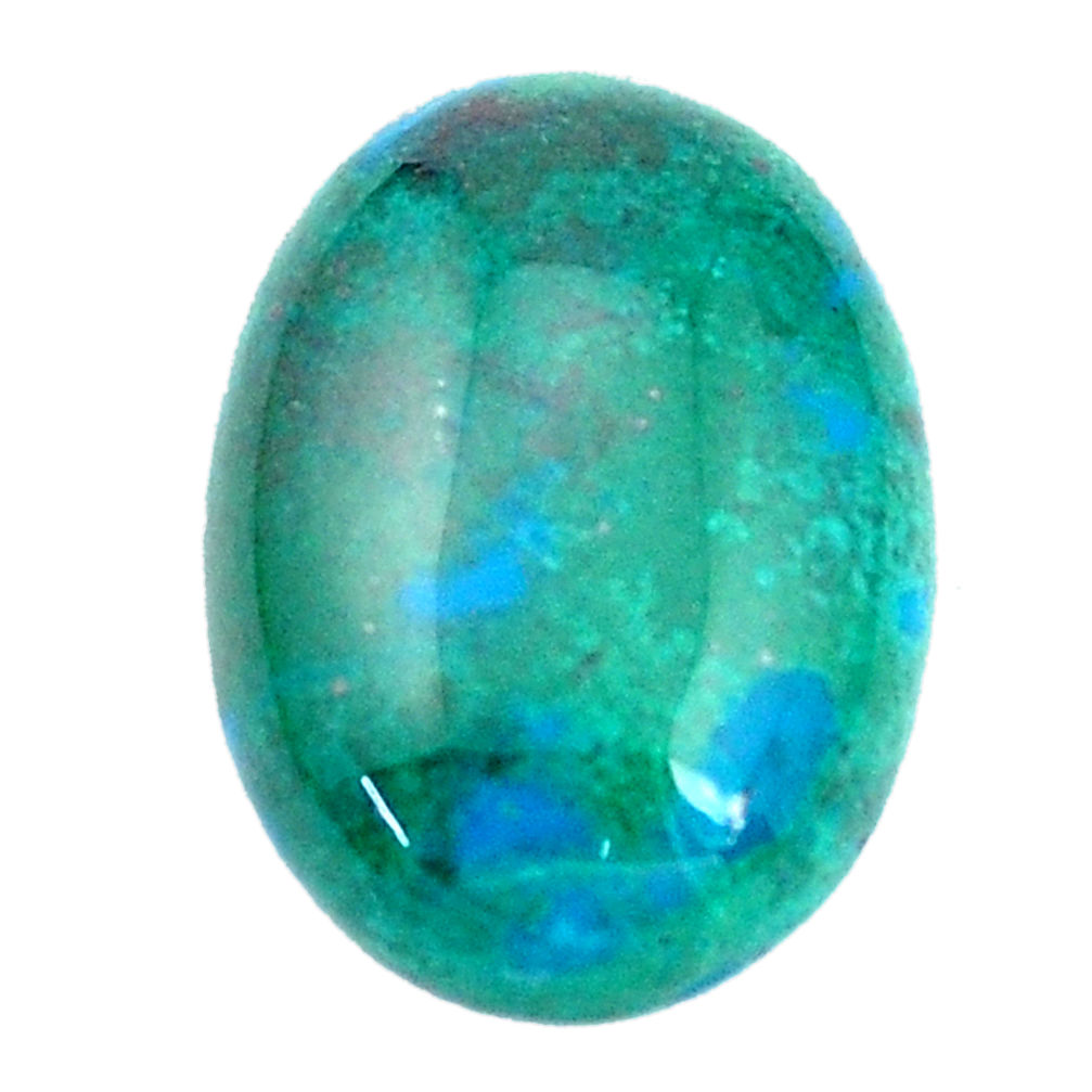 Aaa+ grade 30.10cts chrysocolla cabochon 25x18 mm oval loose gemstone s9433