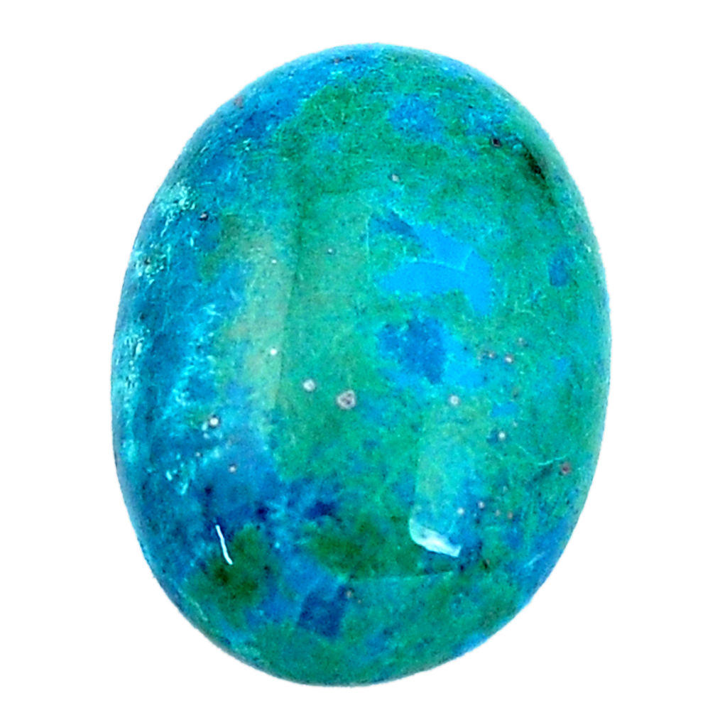 Top quality 23.45cts chrysocolla cabochon 25x18 mm oval loose gemstone s9446