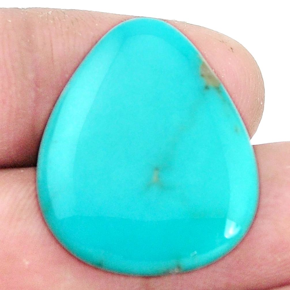 Natural 13.45cts campitos turquoise green cabochon 26x21 mm loose gemstone s9484