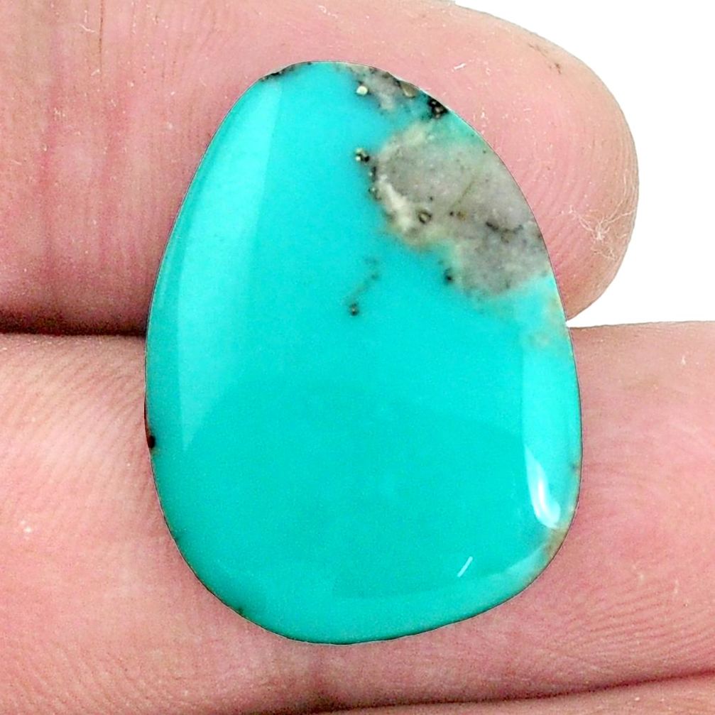 Natural 10.10cts campitos turquoise green cabochon 23x17 mm loose gemstone s9486