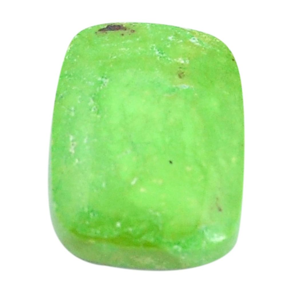 Natural 20.10cts gaspeite green cabochon 20x15 mm octagan loose gemstone s9516