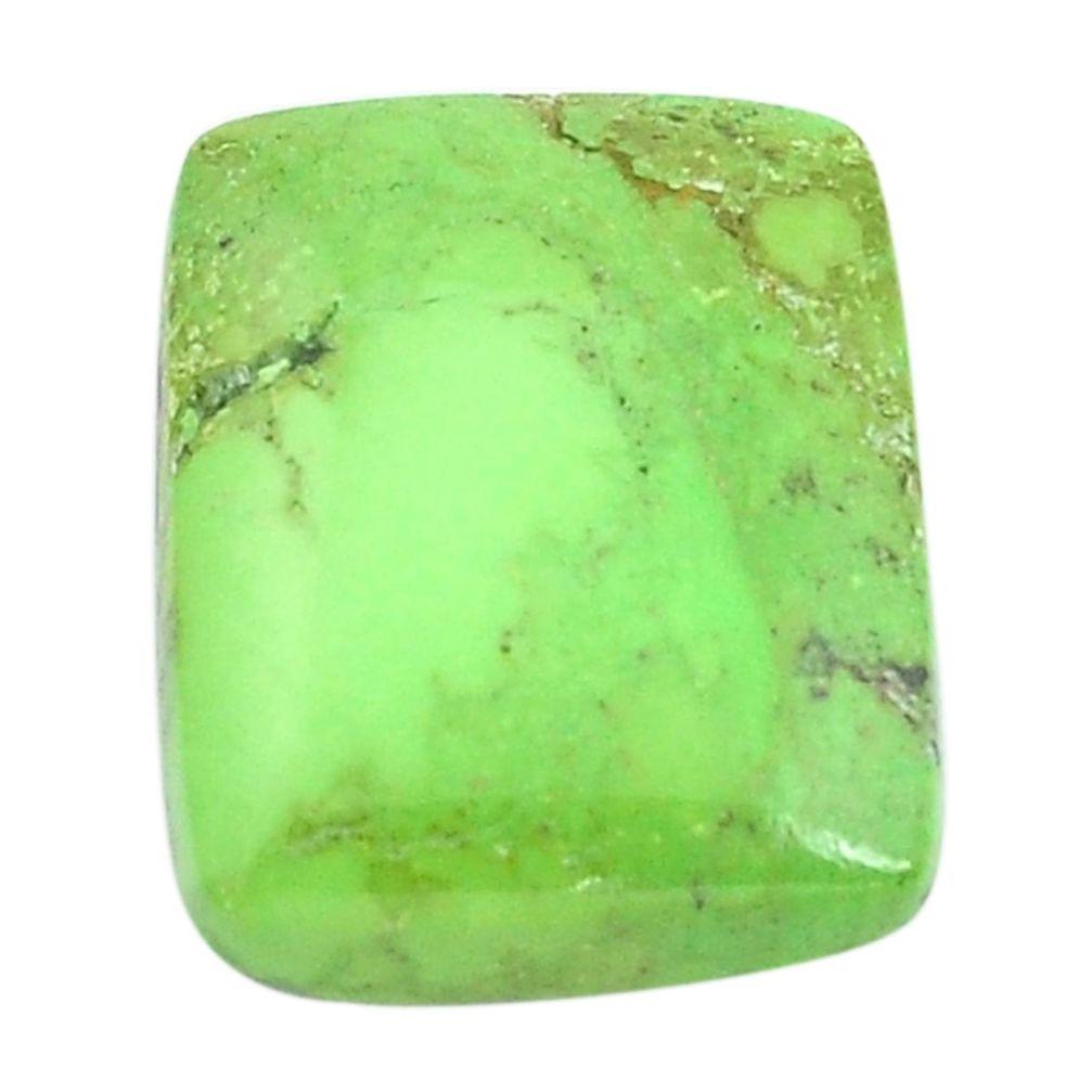 Natural 22.10cts gaspeite green cabochon 20x16 mm octagan loose gemstone s9517