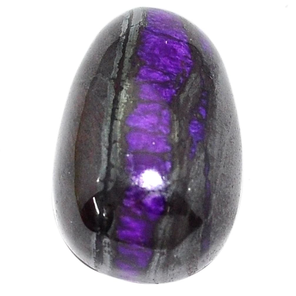 Natural 39.45cts sugilite purple cabochon 25x16 mm fancy loose gemstone s9566