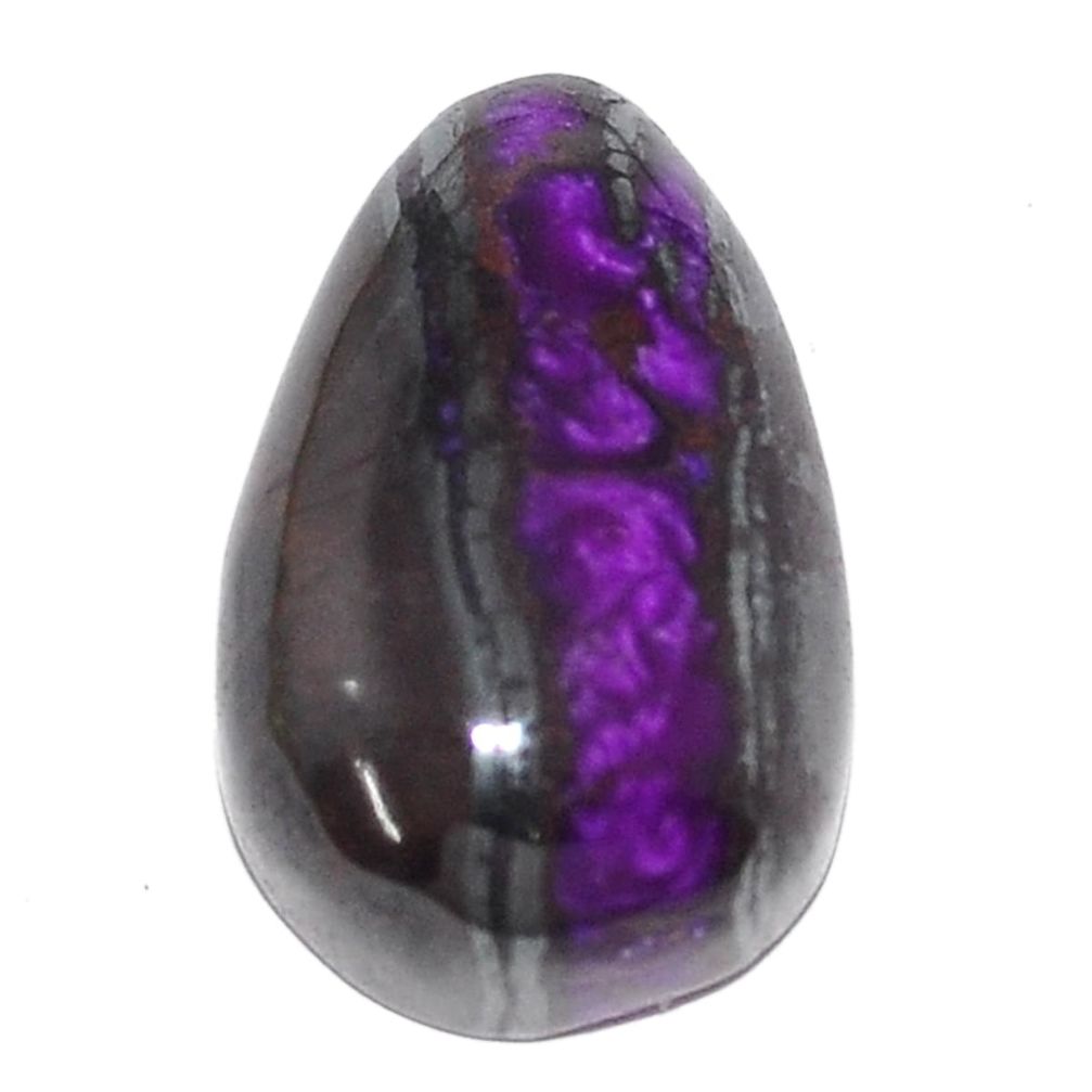 Natural 32.35cts sugilite purple cabochon 24x16 mm pear loose gemstone s9575