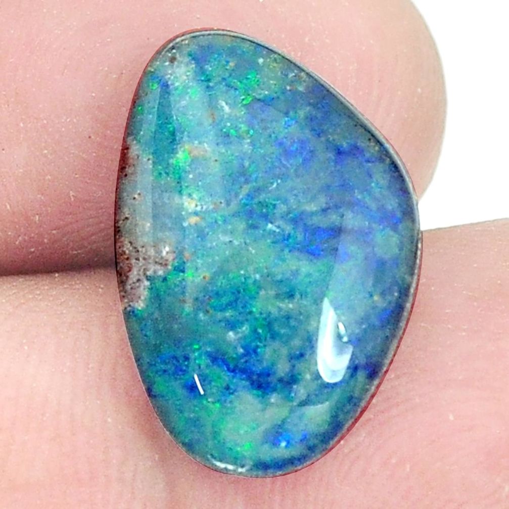 Natural 7.15cts australian opal triplet cabochon 18.5x12 mm loose gemstone s9630