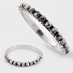 925 silver 33.35cts natural wild horse magnesite cushion bangle jewelry c34537