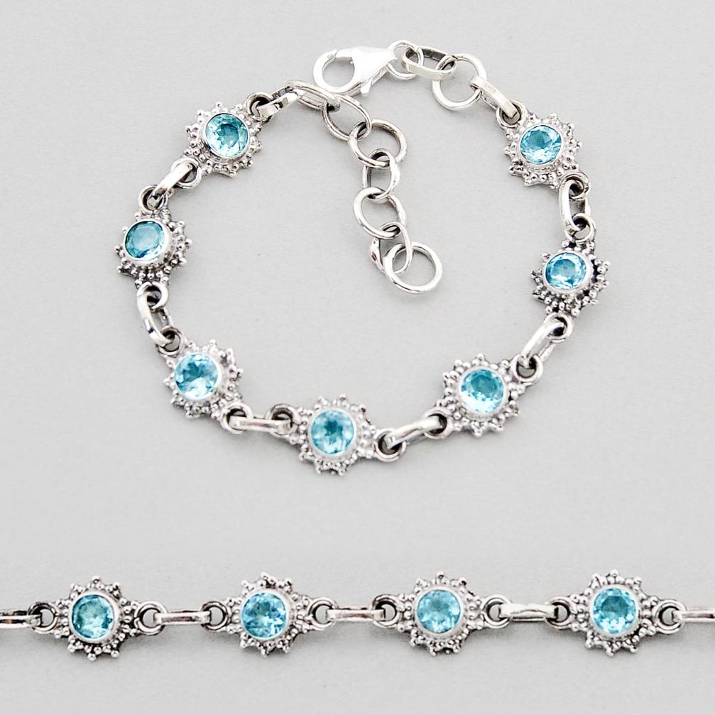 Blue topaz cheap bracelets