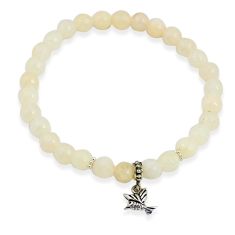 30.62cts birds adjustable rainbow moonstone quartz silver beads bracelet u30166