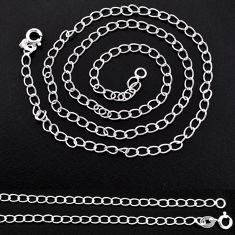 2.90gms indonesian bali style solid 925 sterling silver chain jewelry