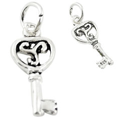 1.87gms key charm baby jewelry 925 sterling silver children pendant c23135