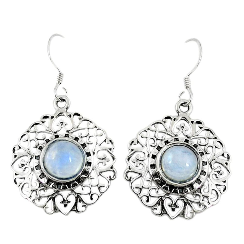 moonstone 925 sterling silver dangle earrings d9865