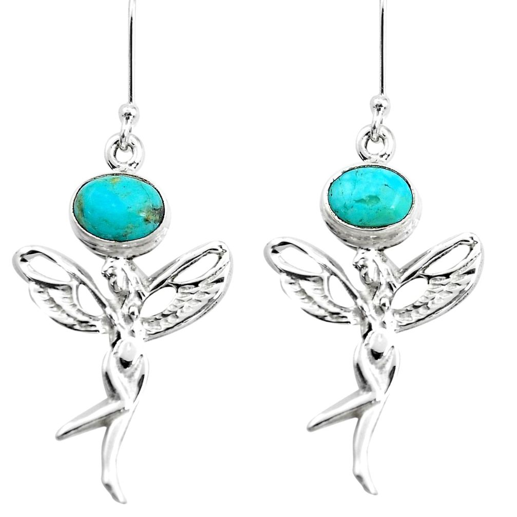 ts arizona mohave turquoise angel wings fairy earrings p38445