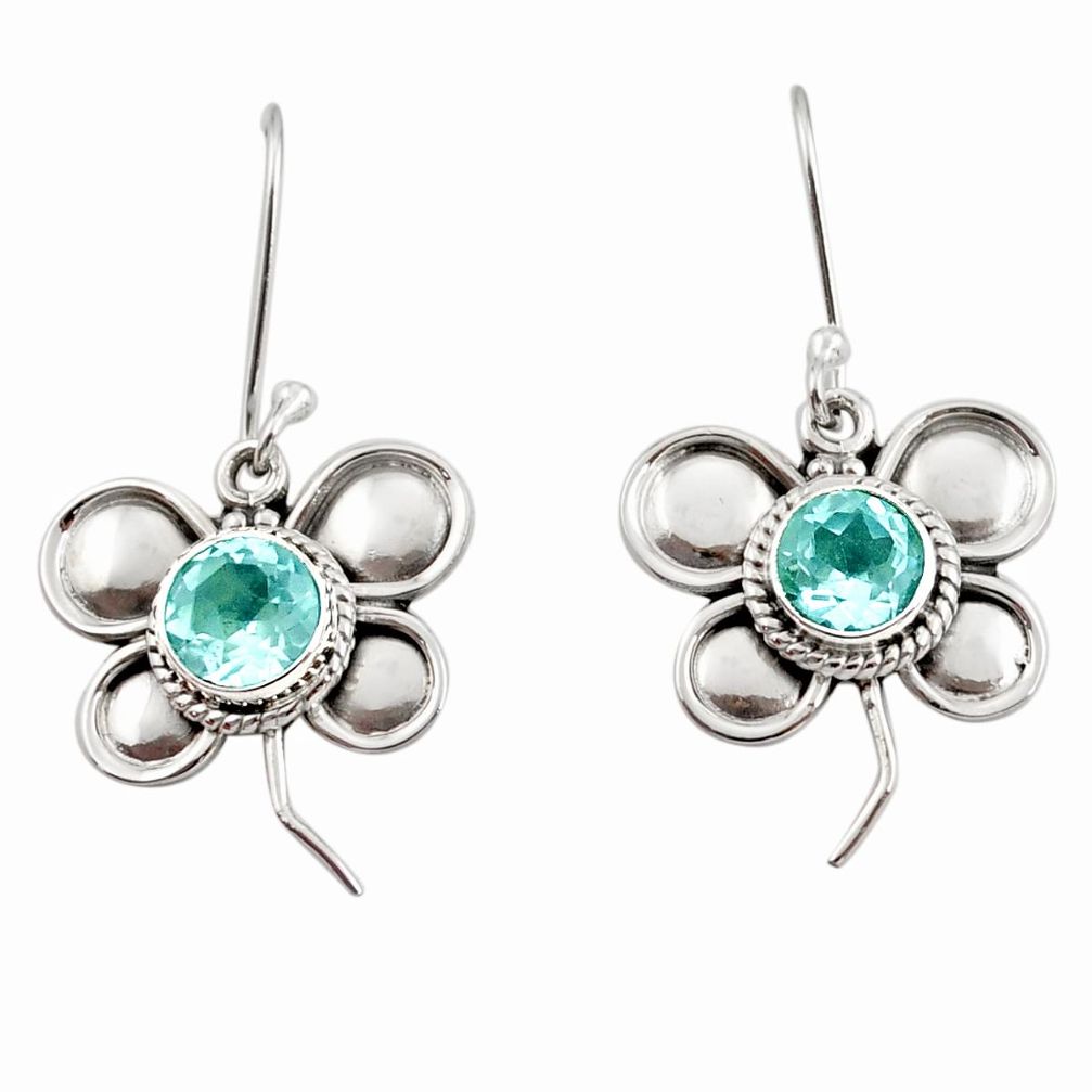 ral blue topaz butterfly earrings jewelry d45831