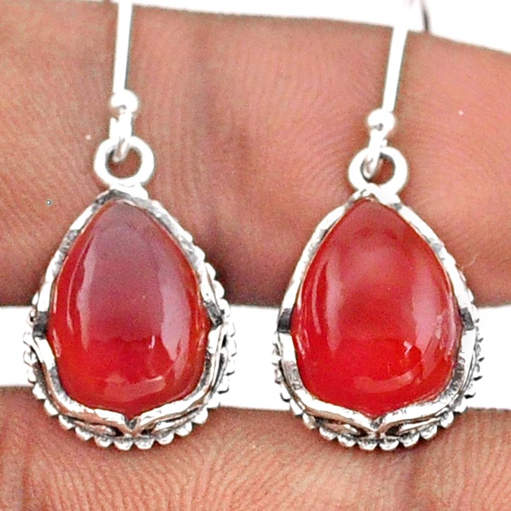 925 sterling silver 11.25cts natural honey onyx dangle earrings jewelry t91126