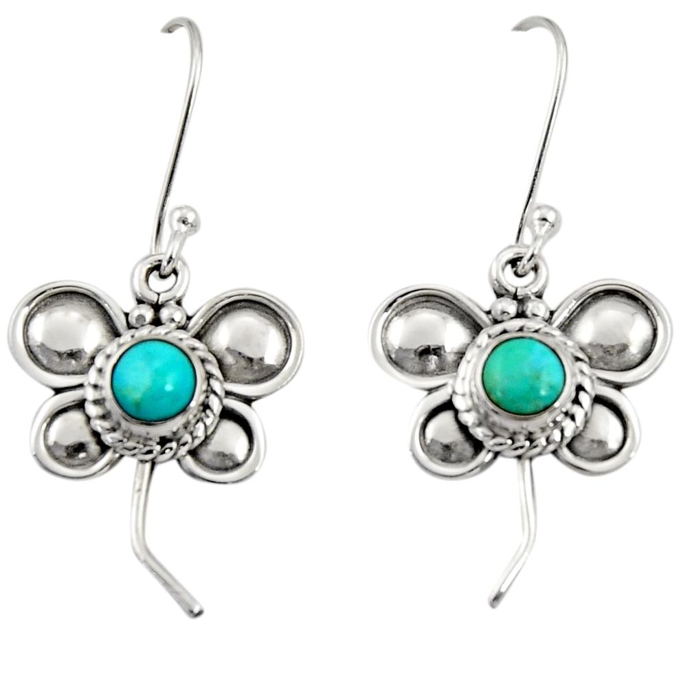 izona mohave turquoise 925 silver butterfly earrings d35052