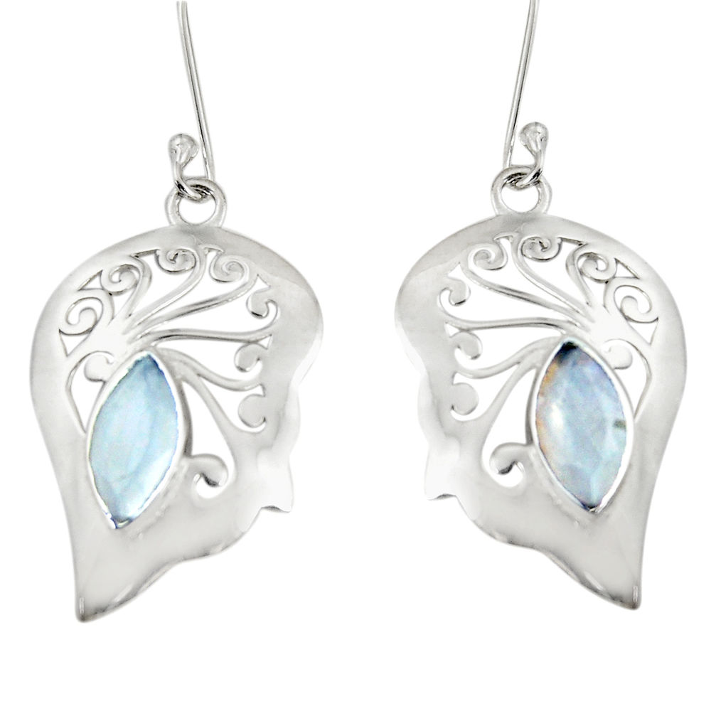 rainbow moonstone 925 sterling silver earrings jewelry d38211