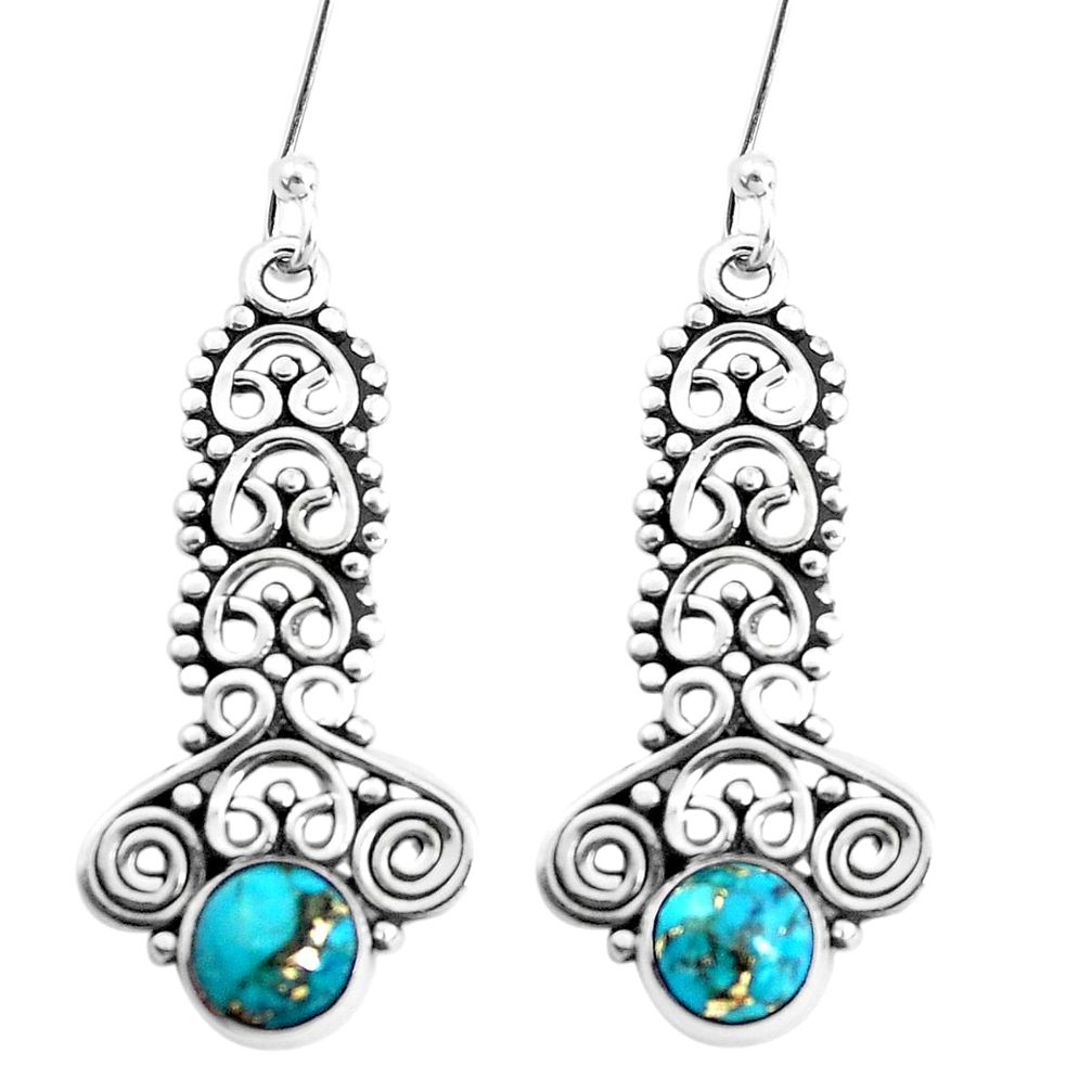 per turquoise 925 sterling silver earrings jewelry p39252