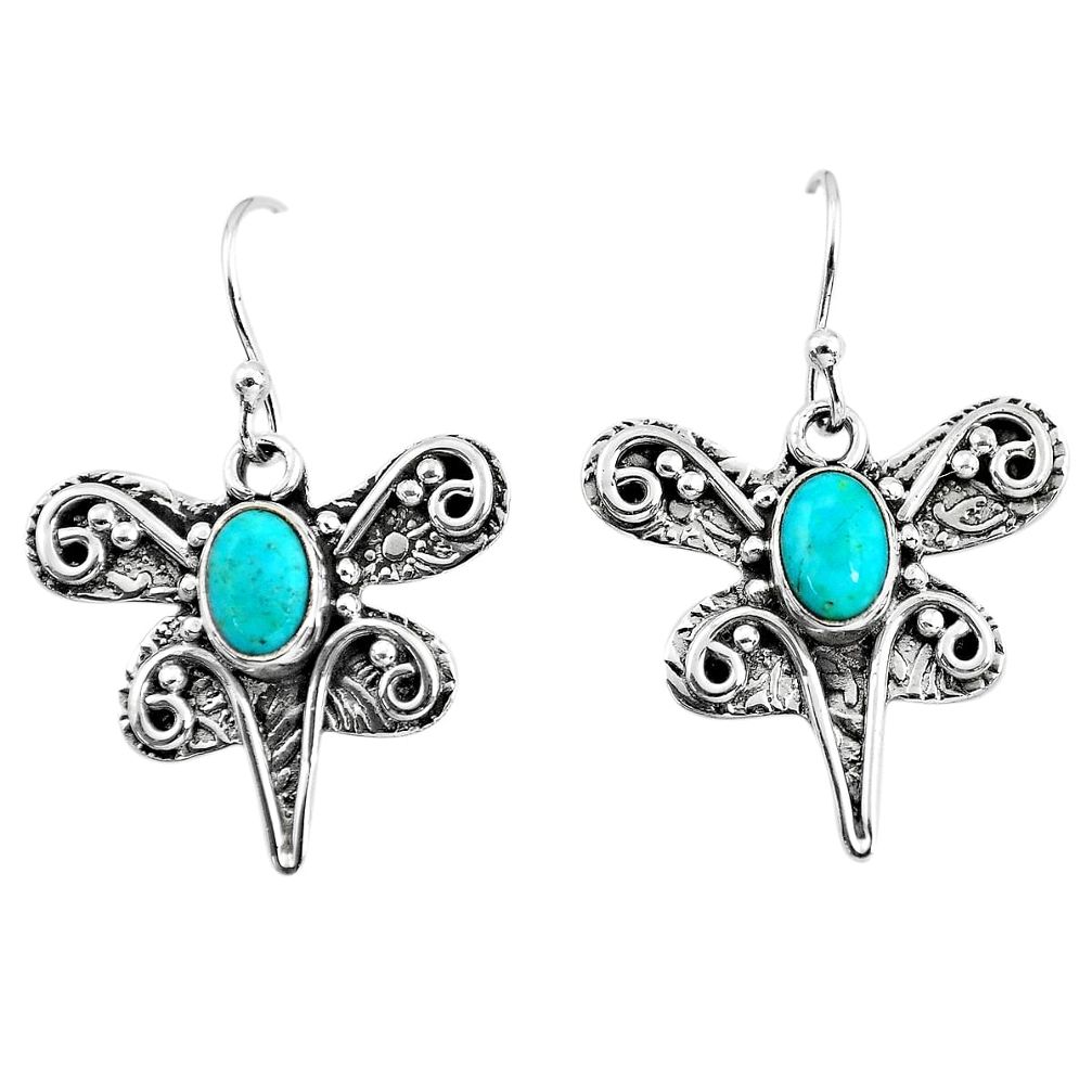 izona mohave turquoise 925 silver dragonfly earrings p57576