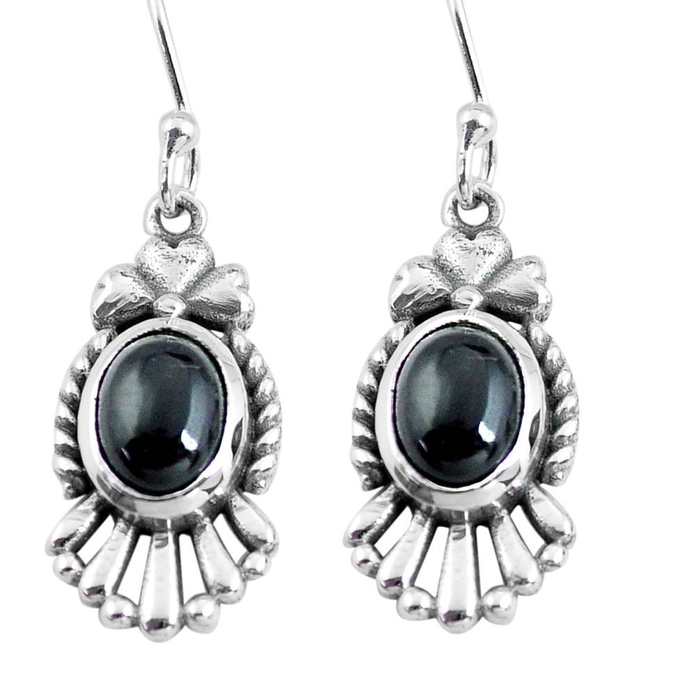 black onyx 925 sterling silver dangle earrings jewelry p63914