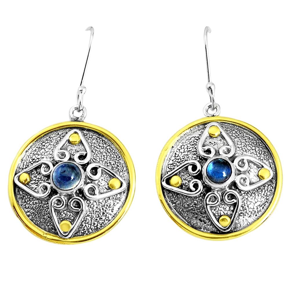 blue labradorite 925 sterling silver dangle earrings p37738