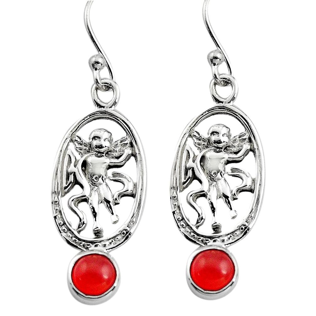 honey onyx 925 sterling silver angel earrings jewelry p84959