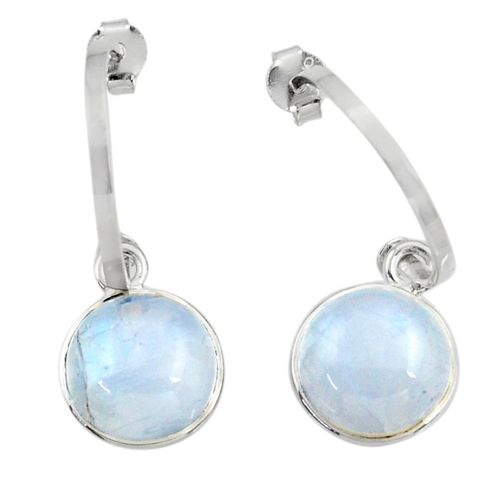  rainbow moonstone 925 sterling silver dangle earrings d45755