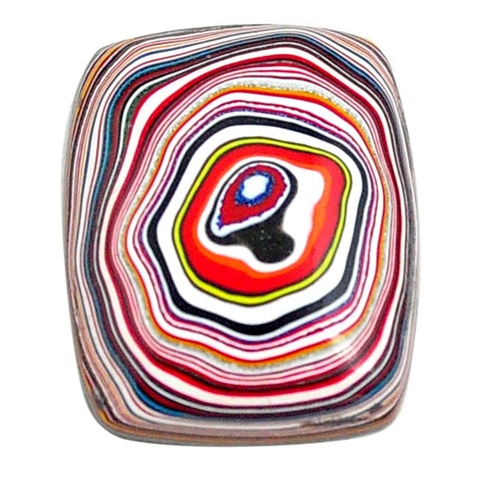 4.35cts fordite detroit agate cabochon 16x12.5 mm octagan loose gemstone s13449