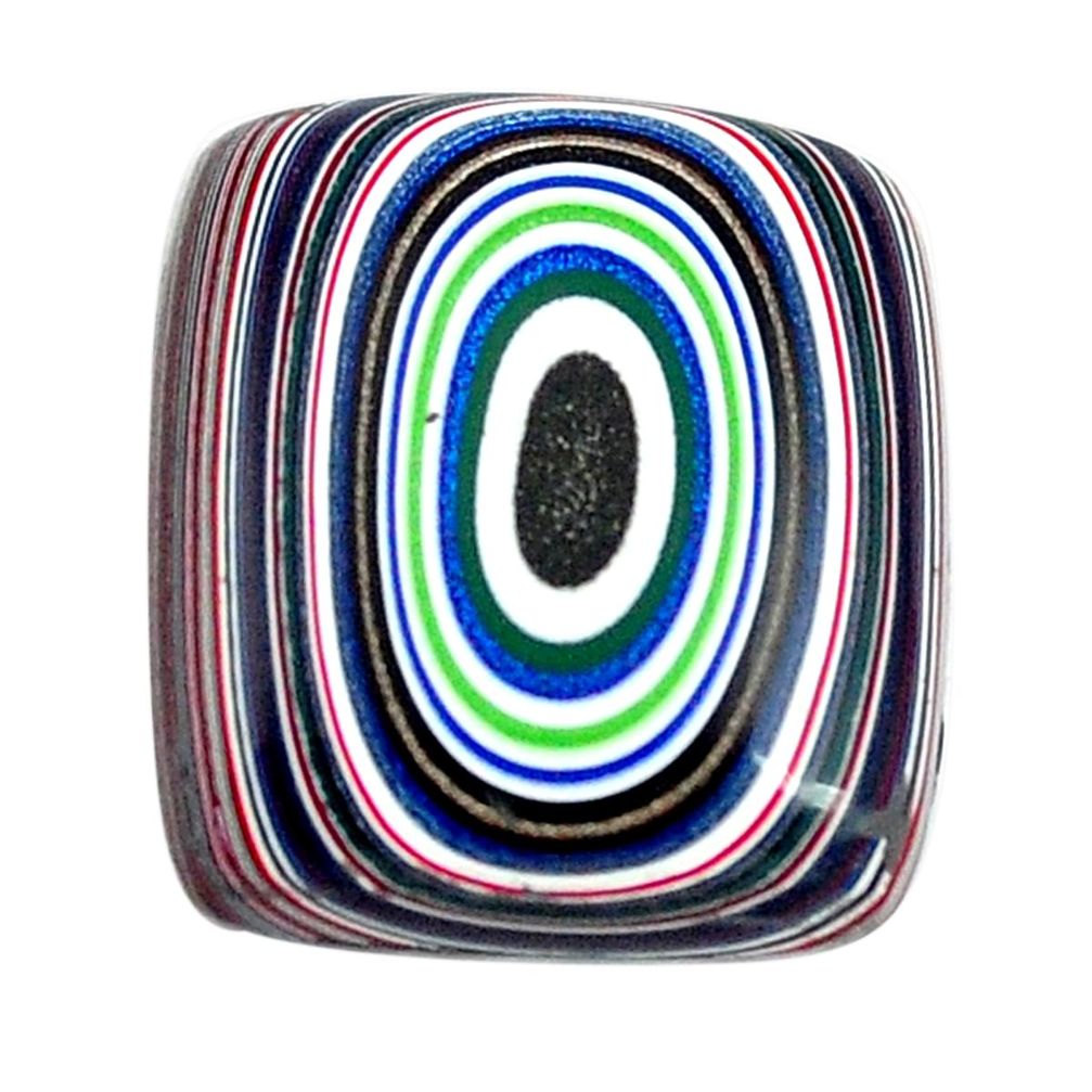 5.30cts fordite detroit agate cabochon 16x14 mm octagan loose gemstone s13448