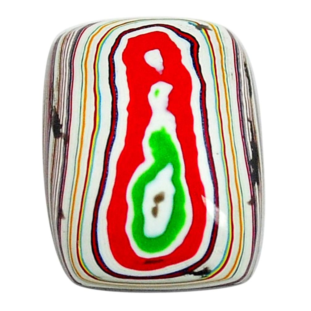 6.30cts fordite detroit agate cabochon 17x13 mm octagan loose gemstone s13441