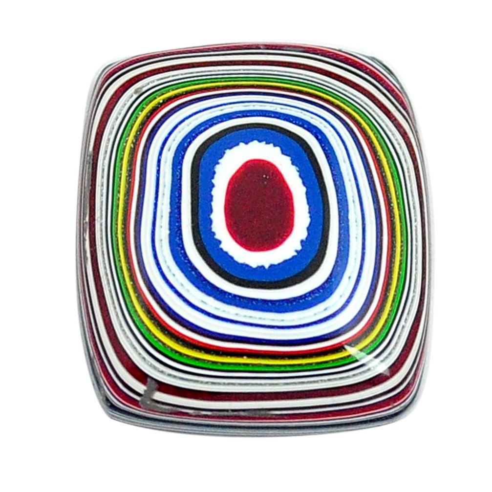 5.30cts fordite detroit agate cabochon 17x15 mm octagan loose gemstone s13424