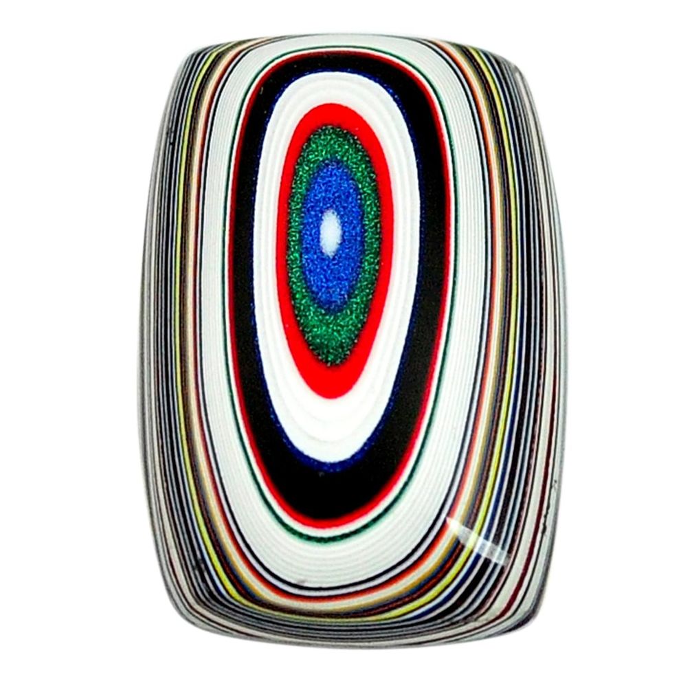 7.40cts fordite detroit agate cabochon 21x14 mm octagan loose gemstone s13429