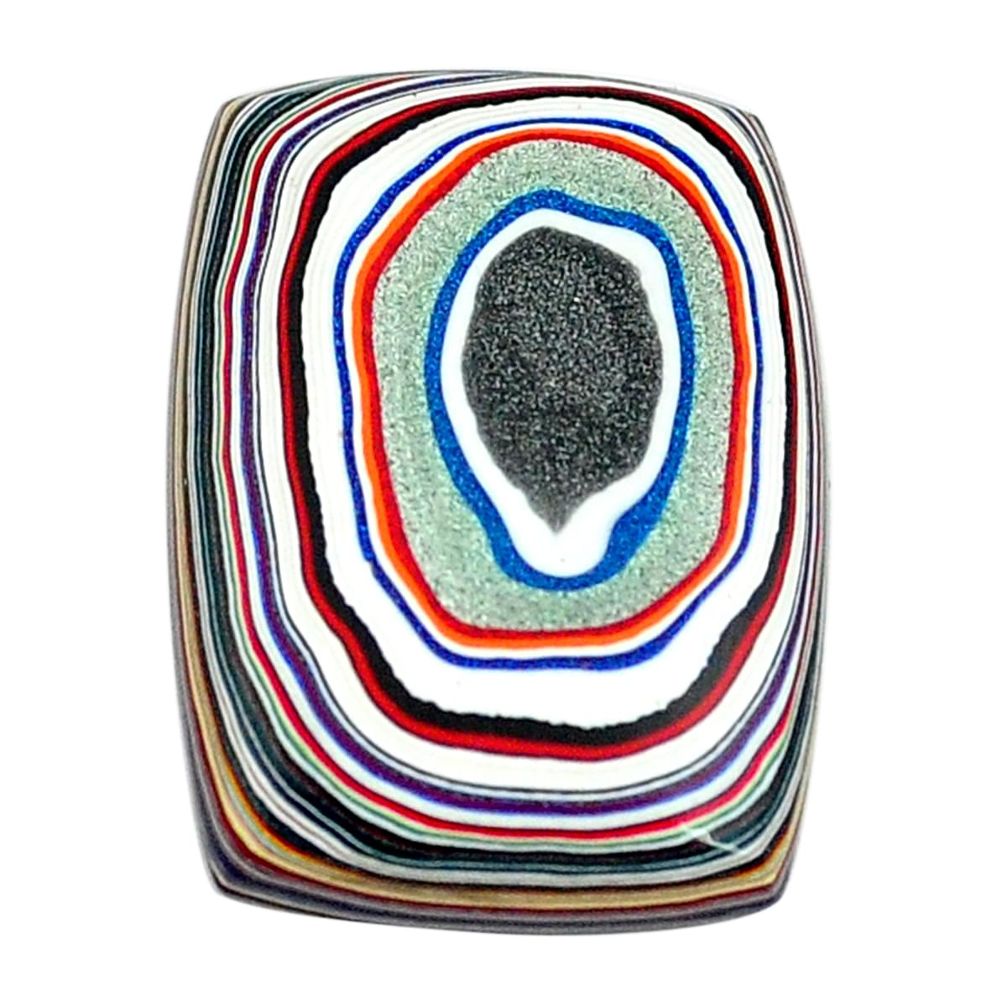 7.35cts fordite detroit agate cabochon 22.5x16 mm octagan loose gemstone s13413