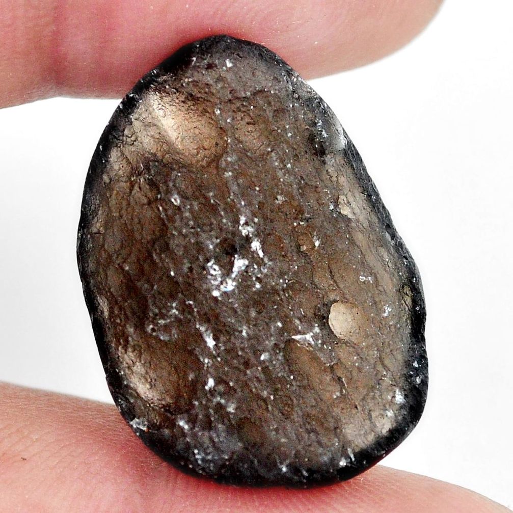 Natural 22.35cts agni manitite brown cabochon 26x18 mm loose gemstone s11511