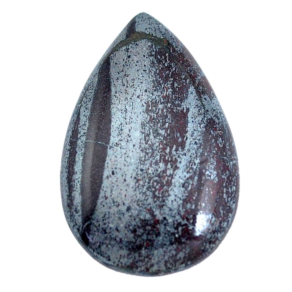 Natural 23.40cts ancestralite cabochon 30x18 mm pear loose gemstone s10877