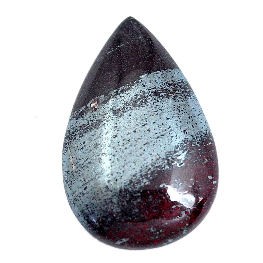 Natural 30.15cts ancestralite cabochon 31.5x20 mm pear loose gemstone s10868