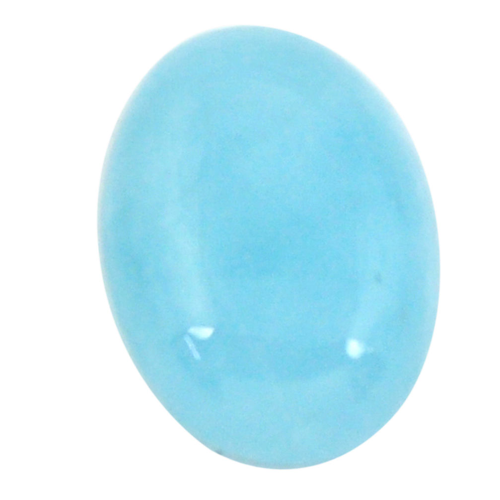 Natural 10.35cts aquamarine blue cabochon 18x13 mm oval loose gemstone s11818