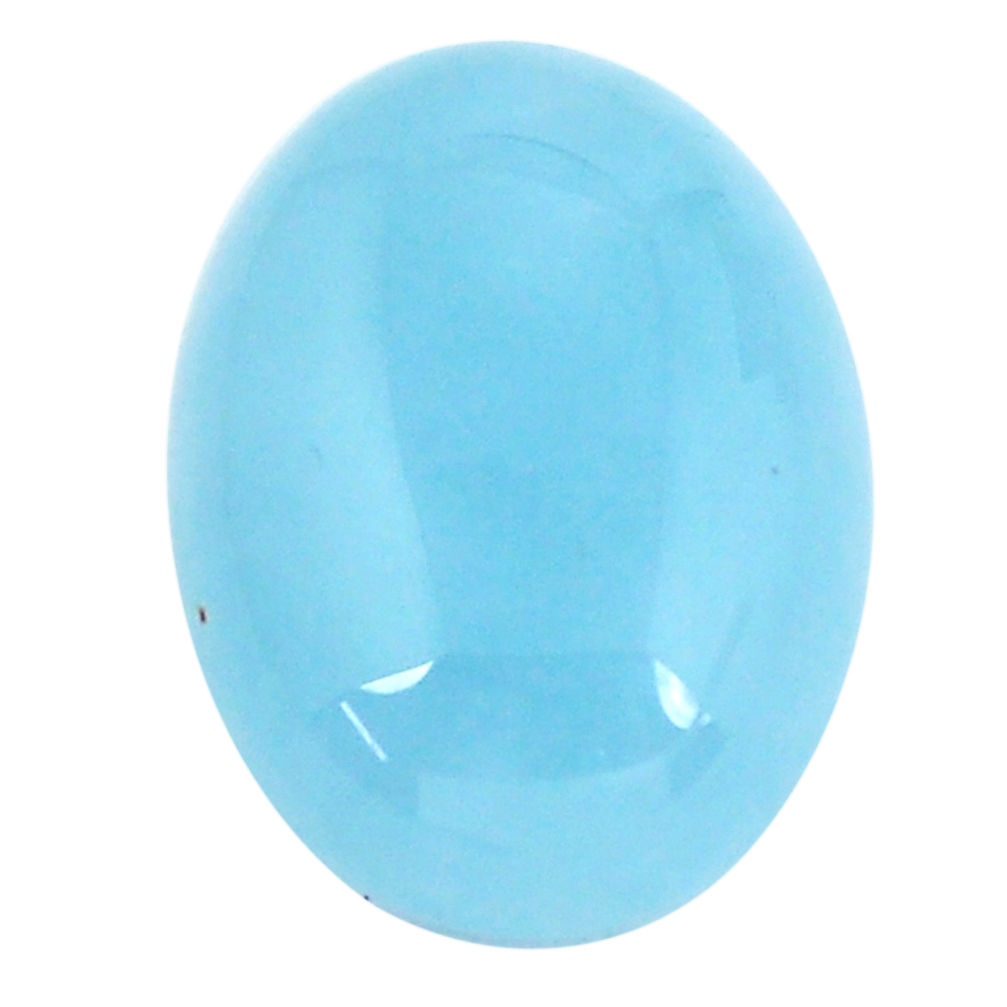 Natural 19.45cts aquamarine blue cabochon 20x15 mm oval loose gemstone s11782