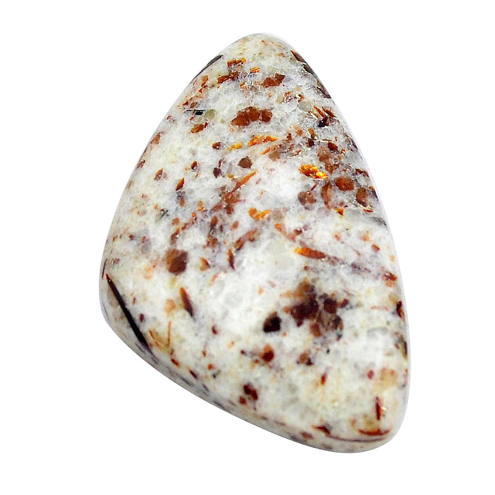 Natural 23.40cts astrophyllite (star leaf) bronze 31x19 mm loose gemstone s14791